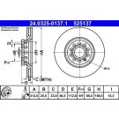 Bremsscheibe Audi P. A4/A6 1.6-3.0 97-09 Power Disc 24.0325-0137.1