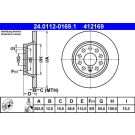 Bremsscheibe Vw T. Golf 5 24.0112-0169.1