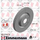 ZIMMERMANN Bremsscheibe 100.3356.20 Coat Z