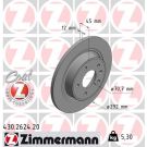 ZIMMERMANN Bremsscheibe 430.2624.20