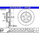 Bremsscheibe 24.0116-0138.1