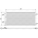 VALEO Kondensator, Klimaanlage 822626