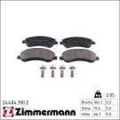ZIMMERMANN Bremsbeläge 24484.190.2