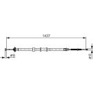 Handbremsseil re FIAT Panda 13 1987482391
