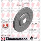 ZIMMERMANN Bremsscheibe 400.3624.20 Coat Z