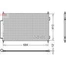DENSO Kondensator, Klimaanlage DCN40027