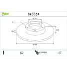 VALEO Bremsscheibe 186642