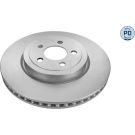 Bremsscheibe Chrysler P. 300C 04- 345 28 MEYLE-PD: Advanced performance and design 44-15 521 0016/PD