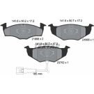 Bremsbelagsatz Vw P. Polo 01-/Fabia 1.2 Disc 239Mm Mit Sensor 2186801