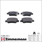 ZIMMERMANN Bremsbeläge 24885.165.1