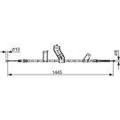 Handbremsseil re CHEVROLET Spark 10 1987482523