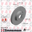 ZIMMERMANN Bremsscheibe 100.3318.20 Coat Z
