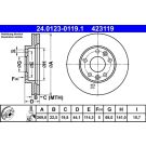 Bremsscheibe 24.0123-0119.1