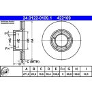 Bremsscheibe 24.0122-0109.1