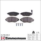 ZIMMERMANN Bremsbeläge 24738.200.2