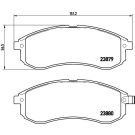 BREMBO Bremsklötze VA P 54 033