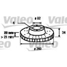 VALEO Bremsscheibe 186436