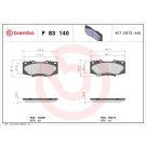 BREMBO Bremsklötze VA P 83 140