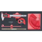 KS TOOLS SCS Messwerkzeug-Set, 5-teilig, im Systemeinsatz 1/3 713.3005