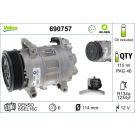 VALEO Kompressor 690757 VALEO RE-GEN AT