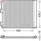 DENSO Kondensator, Klimaanlage DCN46028