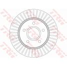 Bremsscheibe Chrysler P. Grand Voyager 2.8 Crd 07 TRW SINGLE DF6253S