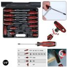 KS TOOLS Schraubendrehersatz mit Schlagkappe ERGOTORQUE®max, 13-teilig 151.1150
