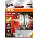 OSRAM D3S 35W XENARC® NIGHT BREAKER® LASER +220% 3 Jahre Garantie 2 St 66340XN2-2HB