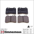 ZIMMERMANN Bremsbeläge 21153.175.1