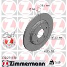 ZIMMERMANN Bremsscheibe 230.2311.20 Coat Z