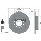 Bremsscheibe Hyundai T. Coupe 01 92166700