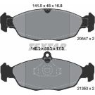 Bremsbelagsatz Opel P. Astra F/Co 2054701