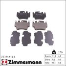 ZIMMERMANN Bremsbeläge 23329.170.1