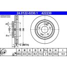 Bremsscheibe 24.0122-0230.1