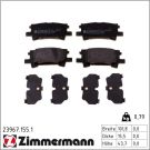 ZIMMERMANN Bremsbeläge 23967.155.1