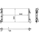 Kühler, Motorkühlung BEHR Premium Line CR 1096 000P