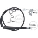 A.B.S. Handbremsseil Seilzug Festellbremse K12102