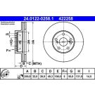 Bremsscheibe 24.0122-0258.1