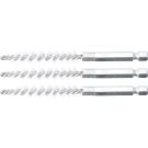 BGS Nylonbürste 8 mm Antrieb Außensechskant 6,3 mm (1/4 ) 3-tlg 3078-8-N