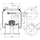 FEBI BILSTEIN Luftfeder 39542