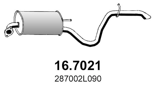Endschalldämpfer 16.7021