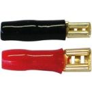 Phonocar Kabelschuh 10x Plus 4,8 mm 10x Minus 2,8 mm Kabelschuh-Set isoliert 042232