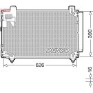 DENSO Klimaanlagenkühler DCN50044