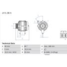 Lichtmaschine NISSAN Micra 02 0 986 084 210