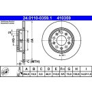 Bremsscheibe Alfa T. Giulietta 1.4/1.6-2.0 Jtdm 10 24.0110-0359.1