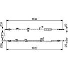 Handbremsseil FORD C-Max 12 1987482494