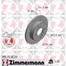 80 482 035 Bremsscheibe HA 285.3530.20