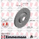 ZIMMERMANN Bremsscheibe 230.2370.52 SPORT Z
