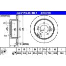 Bremsscheibe 24.0110-0318.1