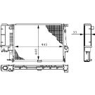 Kühler, Motorkühlung CR 239 000S